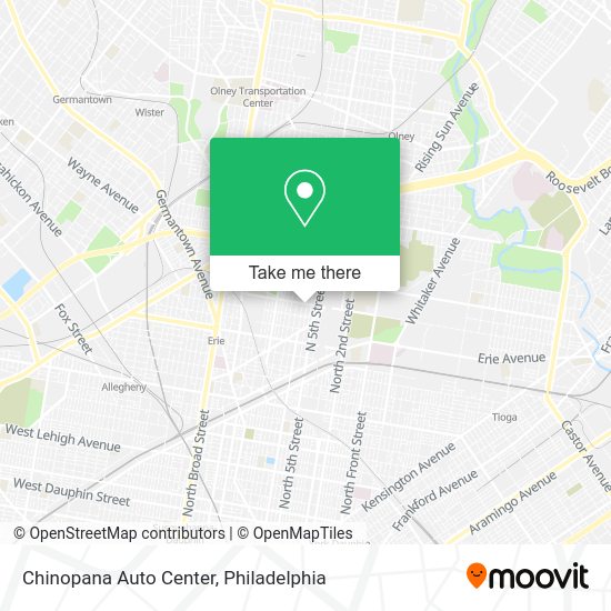 Chinopana Auto Center map