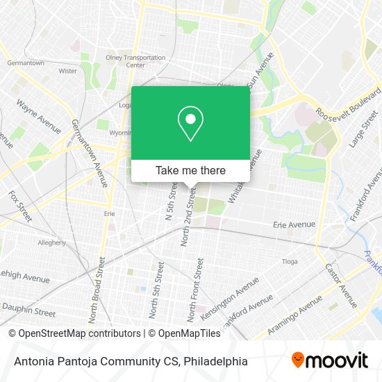 Antonia Pantoja Community CS map