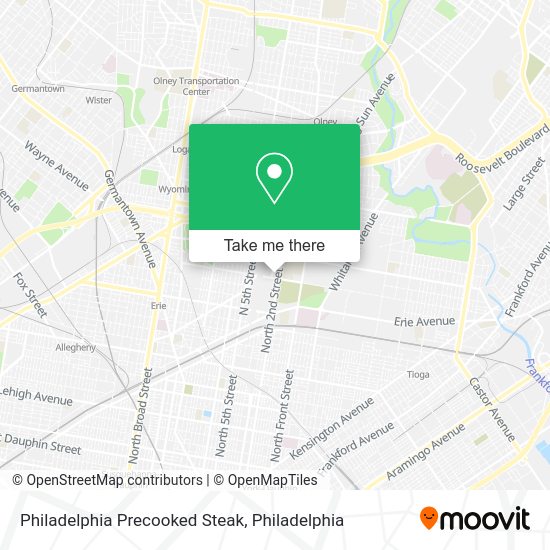 Philadelphia Precooked Steak map