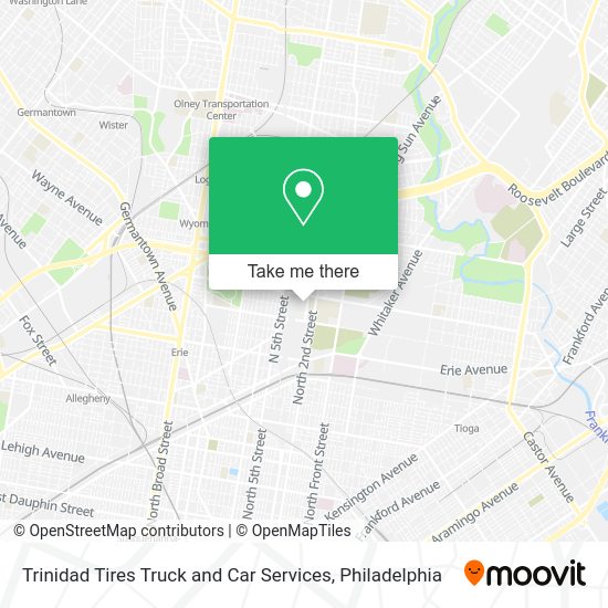 Trinidad Tires Truck and Car Services map