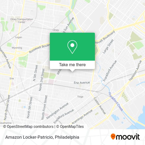 Amazon Locker-Patricio map