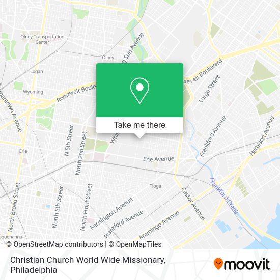 Christian Church World Wide Missionary map