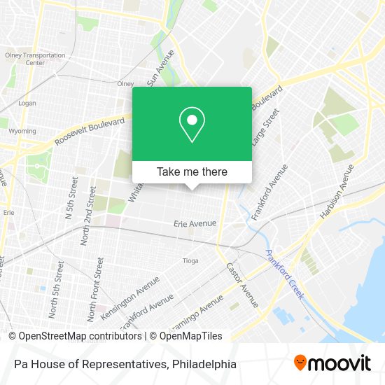 Pa House of Representatives map