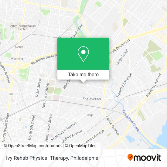 Mapa de Ivy Rehab Physical Therapy