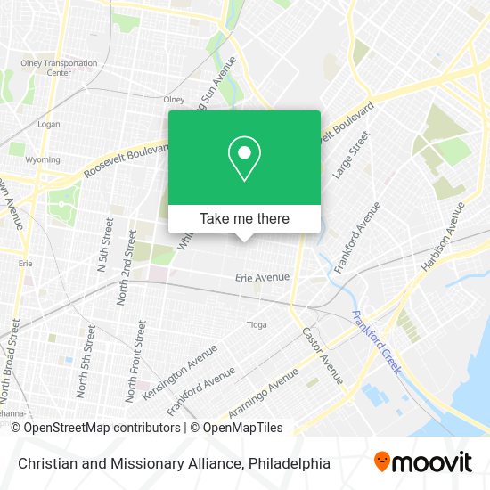 Mapa de Christian and Missionary Alliance