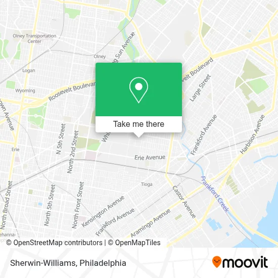 Sherwin-Williams map