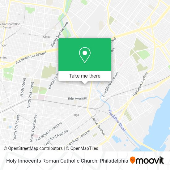 Holy Innocents Roman Catholic Church map