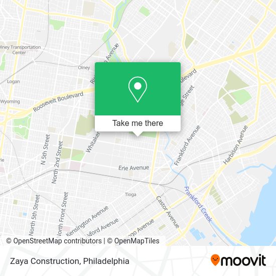 Mapa de Zaya Construction