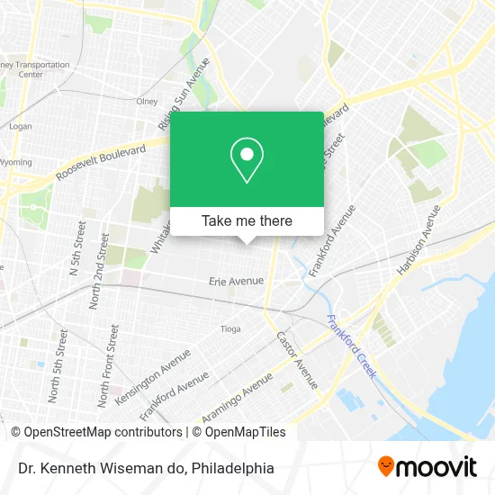 Dr. Kenneth Wiseman do map