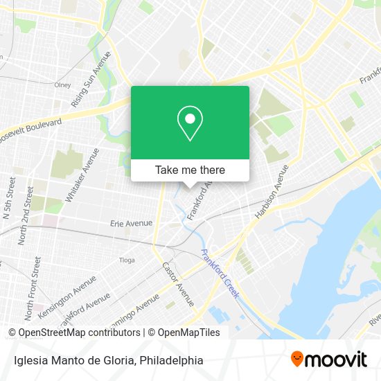 Iglesia Manto de Gloria map
