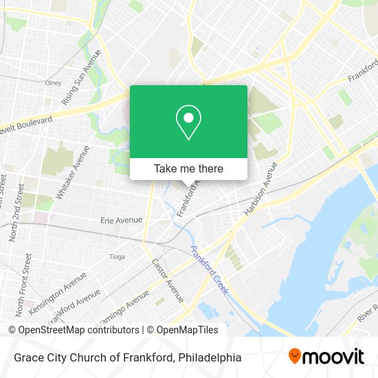 Grace City Church of Frankford map