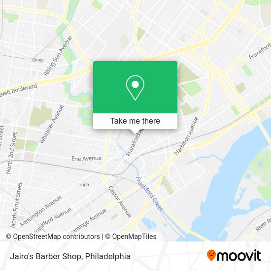 Mapa de Jairo's Barber Shop