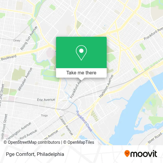 Pge Comfort map