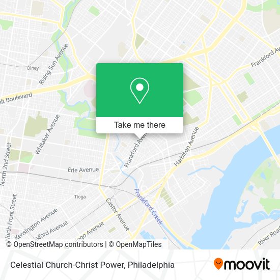 Celestial Church-Christ Power map