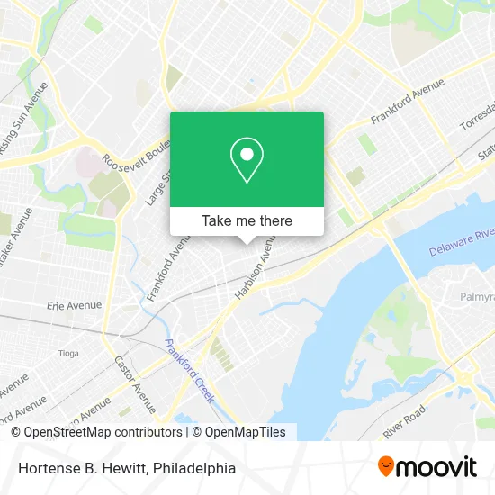 Hortense B. Hewitt map