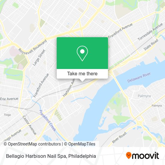 Bellagio Harbison Nail Spa map