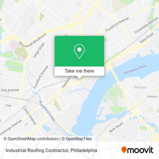 Industrial Roofing Contractor map
