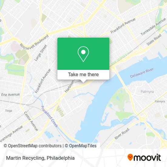 Martin Recycling map