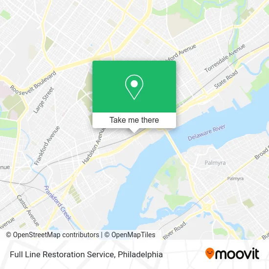 Full Line Restoration Service map