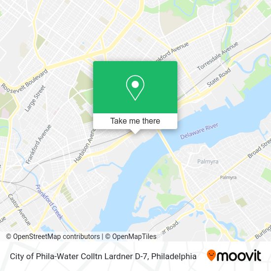Mapa de City of Phila-Water Colltn Lardner D-7
