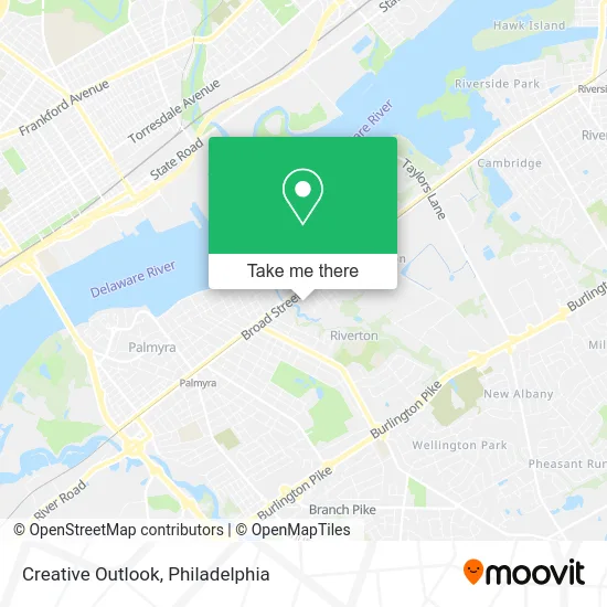 Creative Outlook map