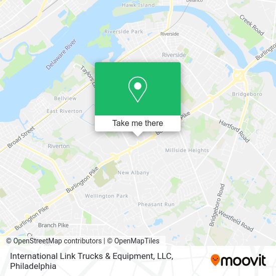Mapa de International Link Trucks & Equipment, LLC