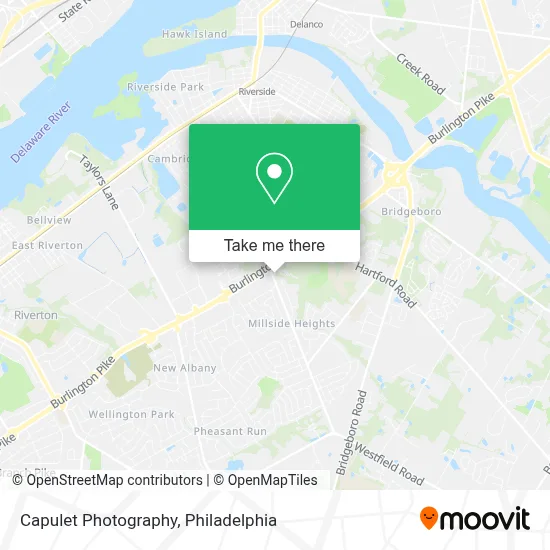 Capulet Photography map