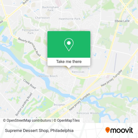 Mapa de Supreme Dessert Shop