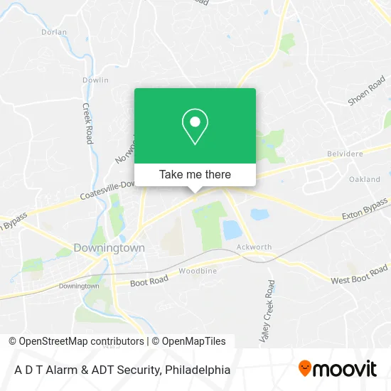 A D T Alarm & ADT Security map
