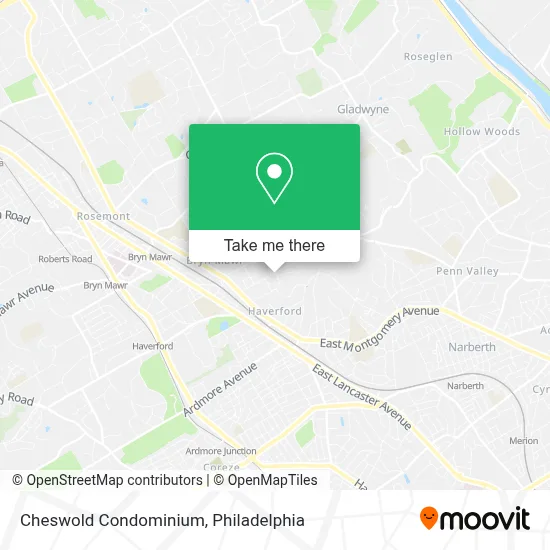 Cheswold Condominium map
