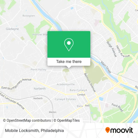 Mobile Locksmith map