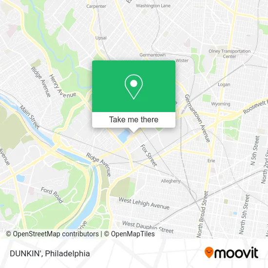 DUNKIN' map