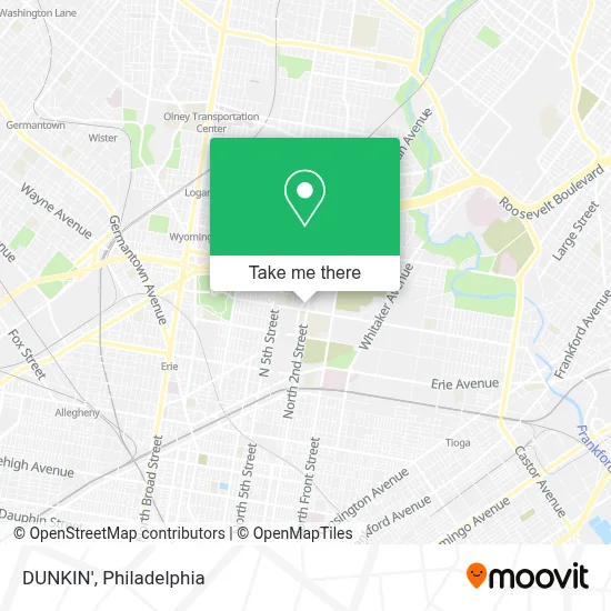 DUNKIN' map