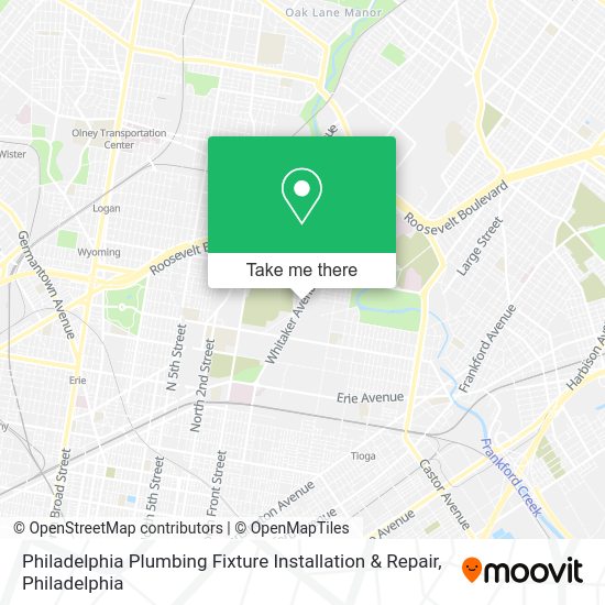 Philadelphia Plumbing Fixture Installation & Repair map