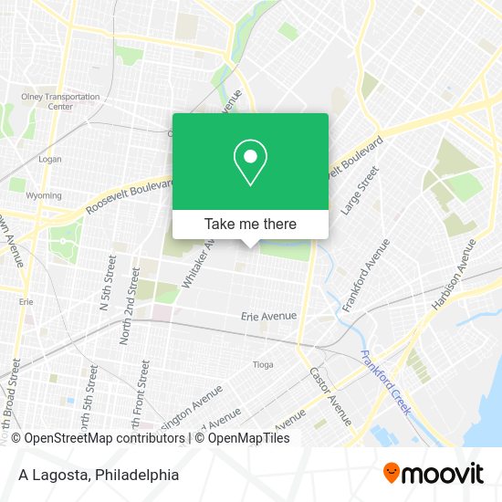 Mapa de A Lagosta