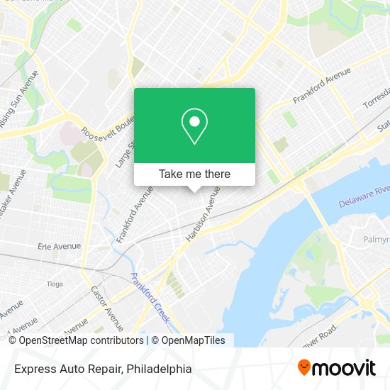Express Auto Repair map
