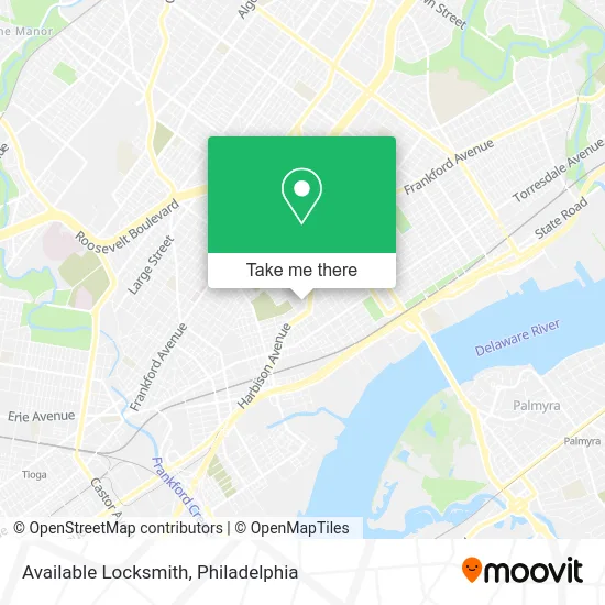Available Locksmith map
