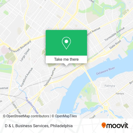 D & L Business Services map