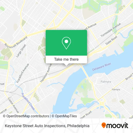 Keystone Street Auto Inspections map