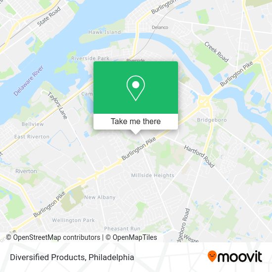 Diversified Products map