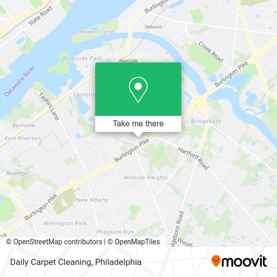Mapa de Daily Carpet Cleaning