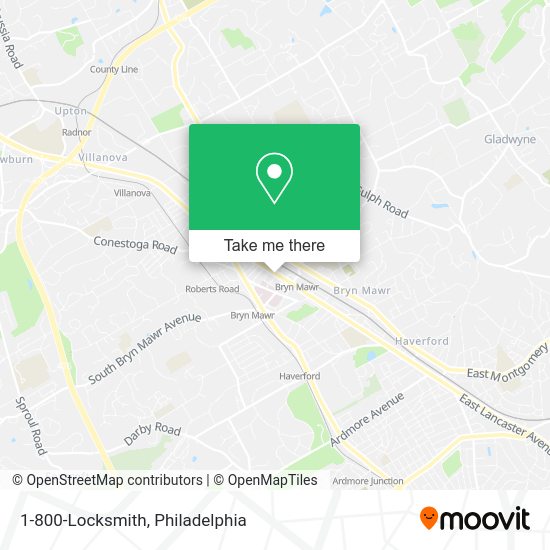 1-800-Locksmith map