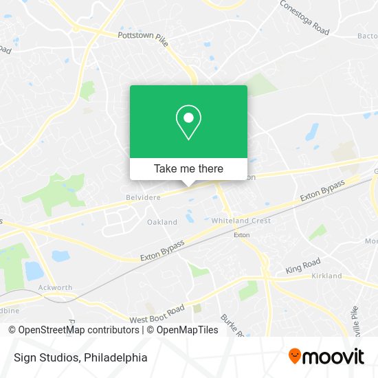 Mapa de Sign Studios
