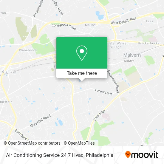 Air Conditioning Service 24 7 Hvac map