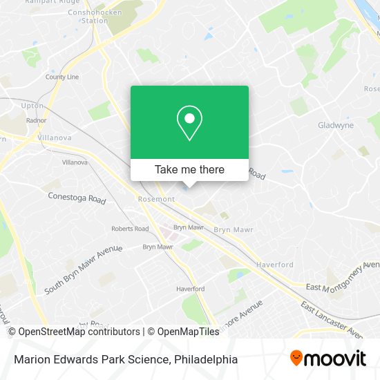 Marion Edwards Park Science map