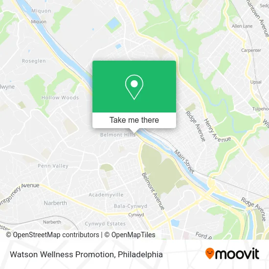 Watson Wellness Promotion map