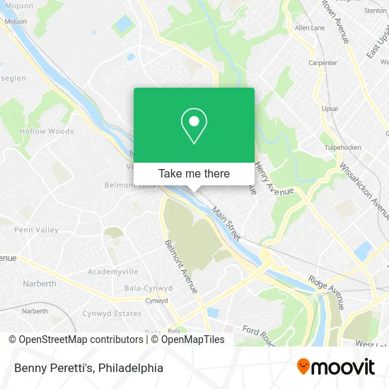 Benny Peretti's map