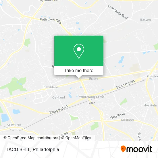 TACO BELL map