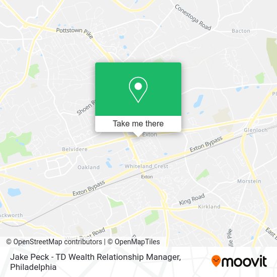 Mapa de Jake Peck - TD Wealth Relationship Manager