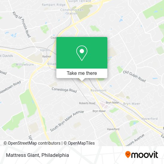 Mattress Giant map